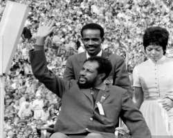 He was a special guest in the 1972 Summer Olympics and also received a standing ovation there.